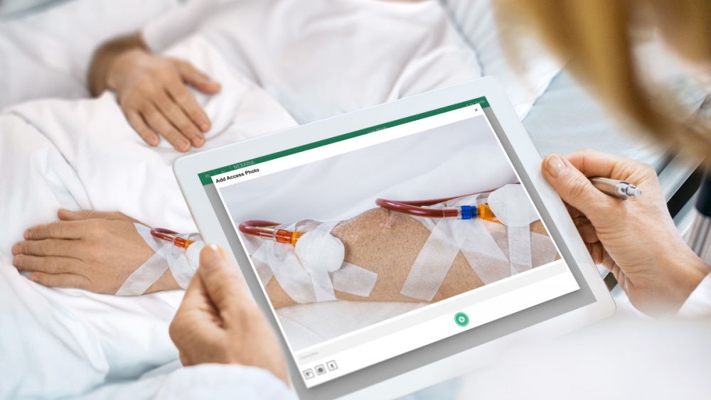 Compagna mobile NEXADIA® - applicazione web per accedere ai dati sulla salute dei pazienti sui dispositivi mobili