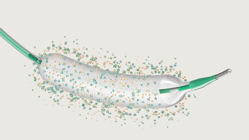 Palloncino rivestito con paclitaxel