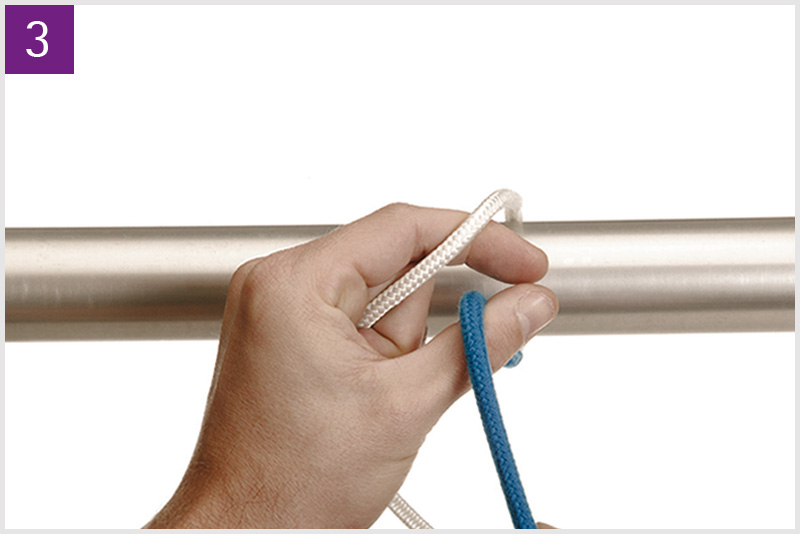 Nodo quadrato (tecnica a due mani)